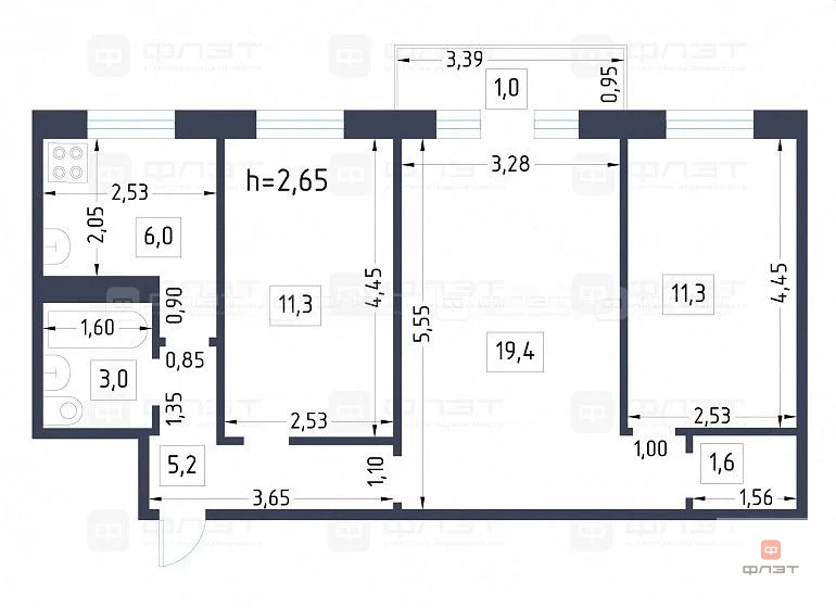 Продажа квартиры, Казань, ул. Латышских Стрелков - Фото 30