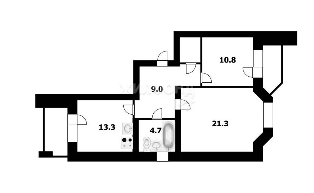 Продажа квартиры, Новосибирск, бульвар Молодёжи - Фото 32