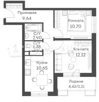 Москва, Муравская улица, д.46к2, 2-комнатная квартира на продажу - Фото 5