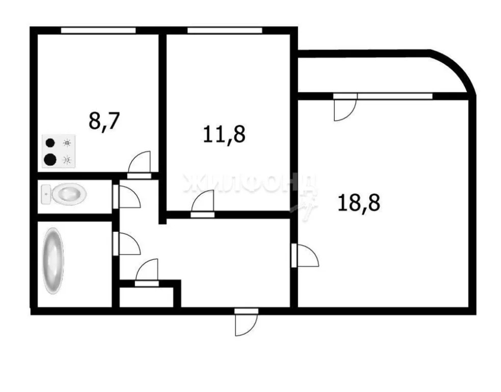 Продажа квартиры, Новосибирск, ул. Троллейная - Фото 18