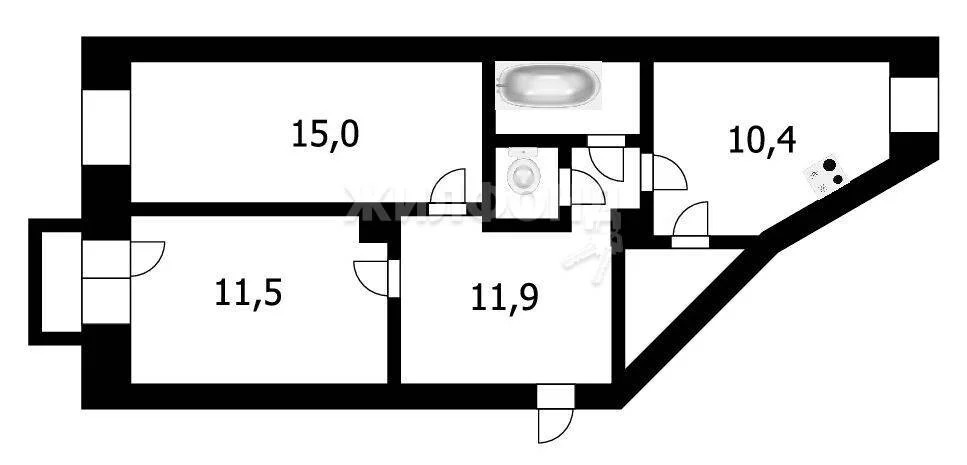 Продажа квартиры, Новосибирск, ул. Народная - Фото 8