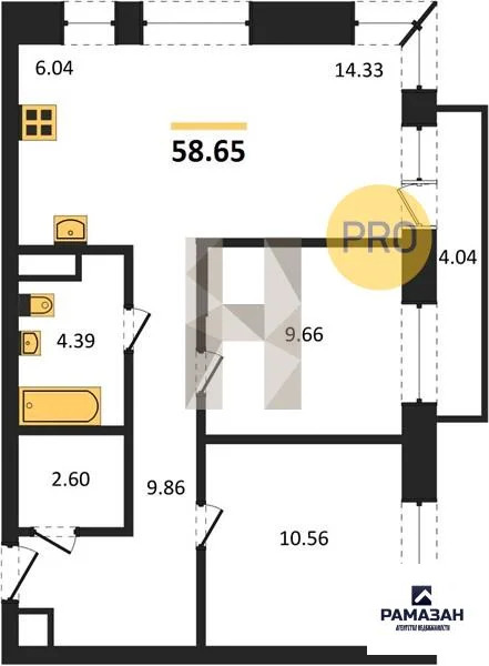 Продажа квартиры в новостройке, Казань, м. Проспект Победы, ... - Фото 1
