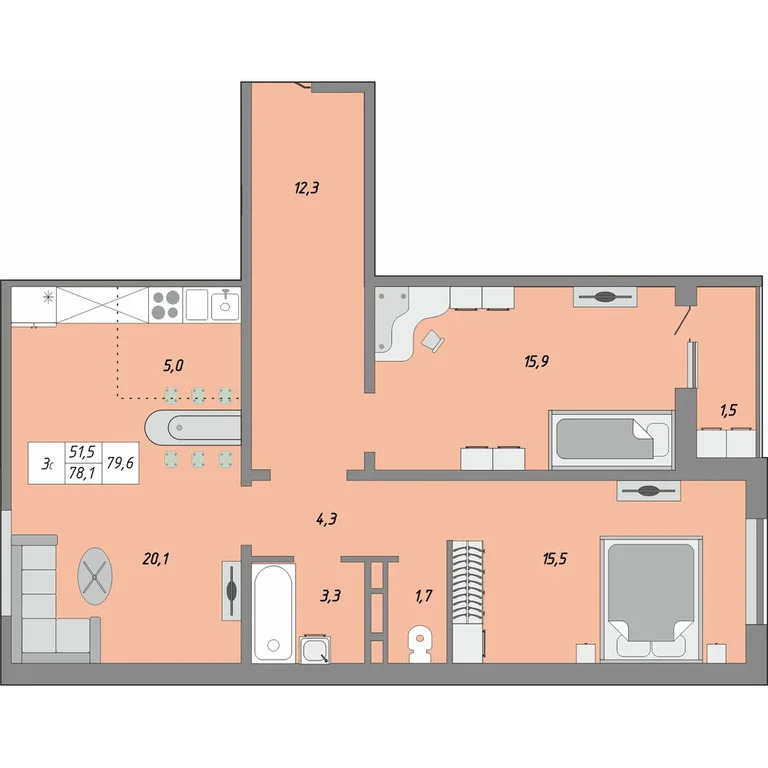 Продажа квартиры в новостройке, Оренбург, ул. Юркина - Фото 5