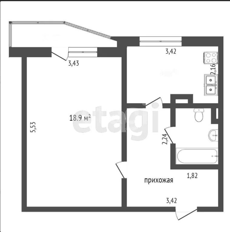 Продажа квартиры, м. Славянский бульвар, Герасима Курина, 14/2 - Фото 17