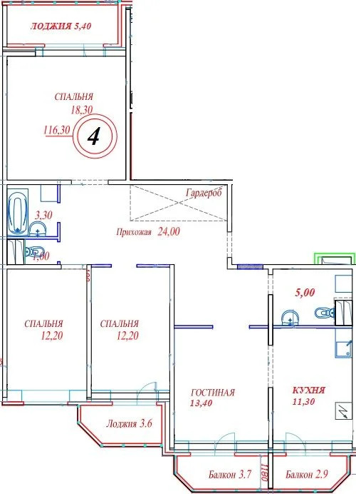 Продажа 4-комн. кв-ры, МО, Рождествено, Рождественский бульвар, д. 2 - Фото 21