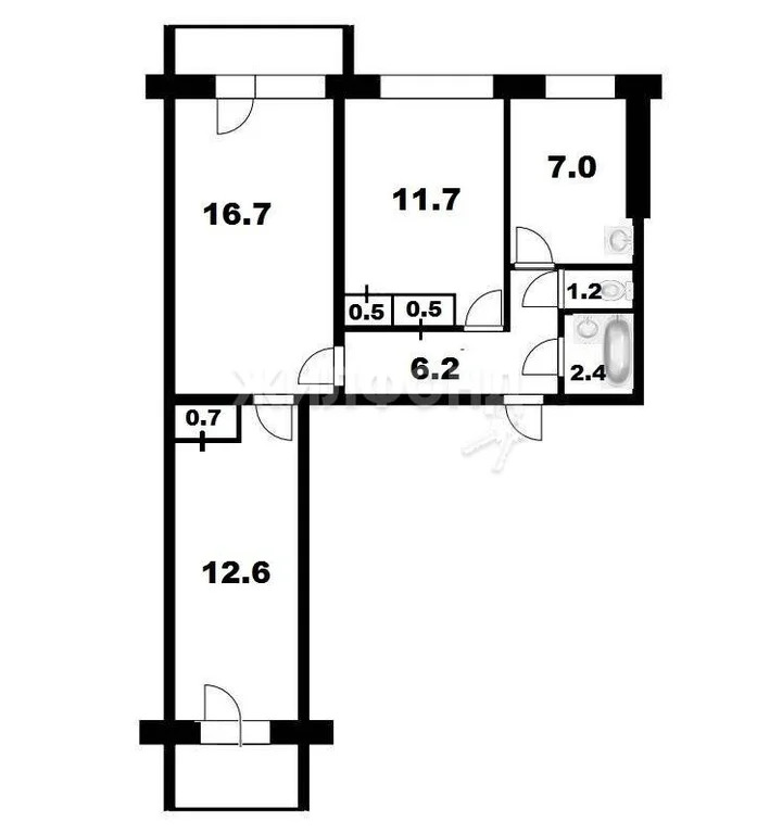 Продажа квартиры, Новосибирск, ул. Фрунзе - Фото 8