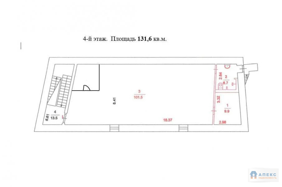 Аренда офиса 132 м2 м. Смоленская АПЛ в бизнес-центре класса В в Арбат - Фото 7