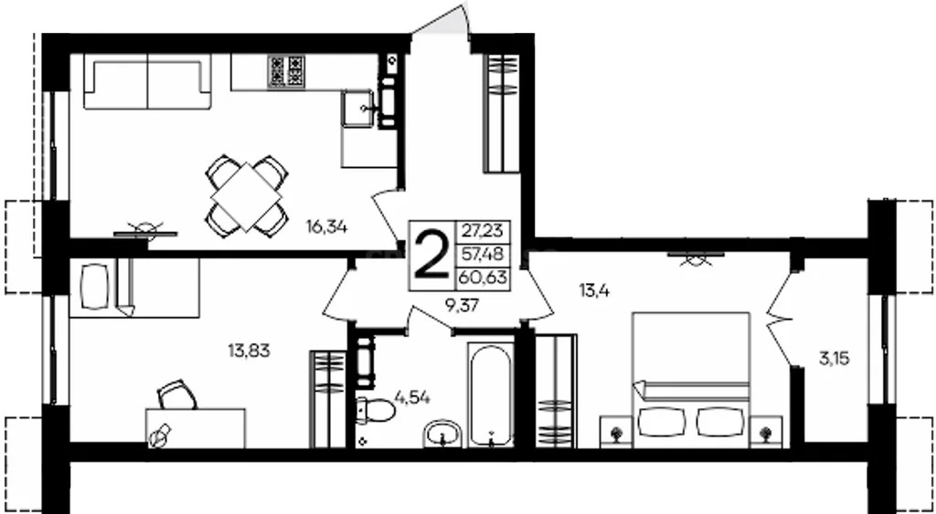 Продажа квартиры в новостройке, Севастополь, ул. Мате Залки - Фото 1