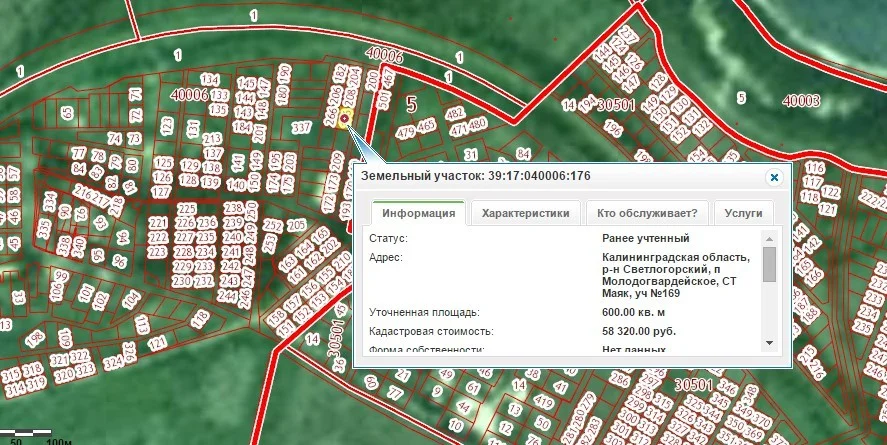 П донское калининградская область карта