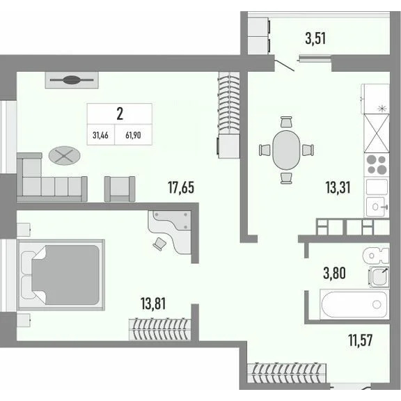 Продажа квартиры в новостройке, Оренбург, ул. Юркина - Фото 19