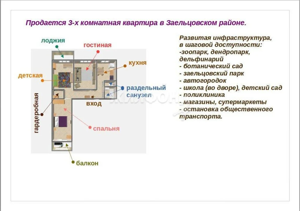 Продажа квартиры, Новосибирск, ул. Дуси Ковальчук - Фото 16