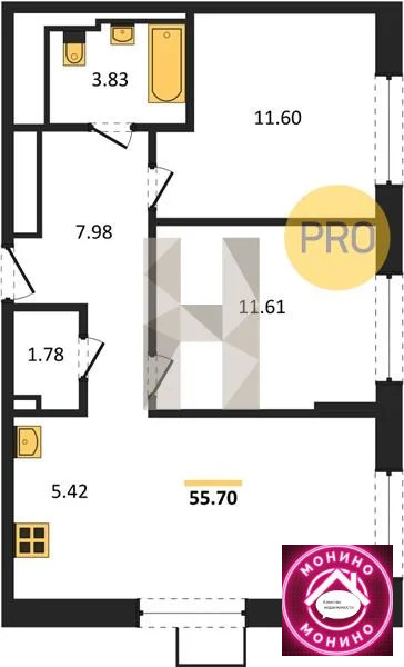 Продажа квартиры в новостройке, м. Домодедовская, 25-26 км МКАД ул. - Фото 0