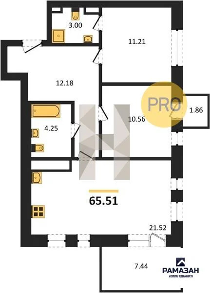 Продажа квартиры в новостройке, Усады, Лаишевский район, Горизонт ул. - Фото 1