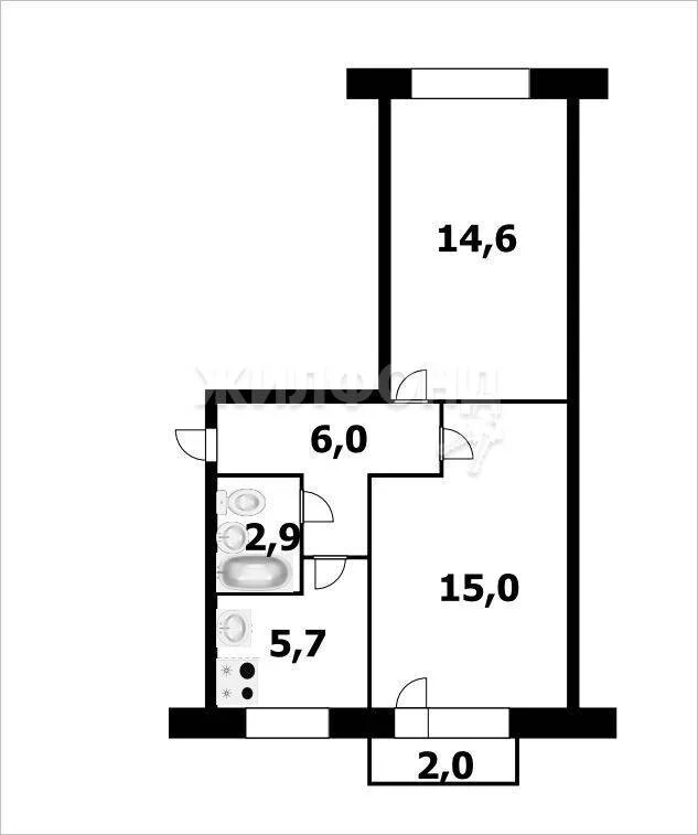 Продажа квартиры, Новосибирск, Энгельса - Фото 6