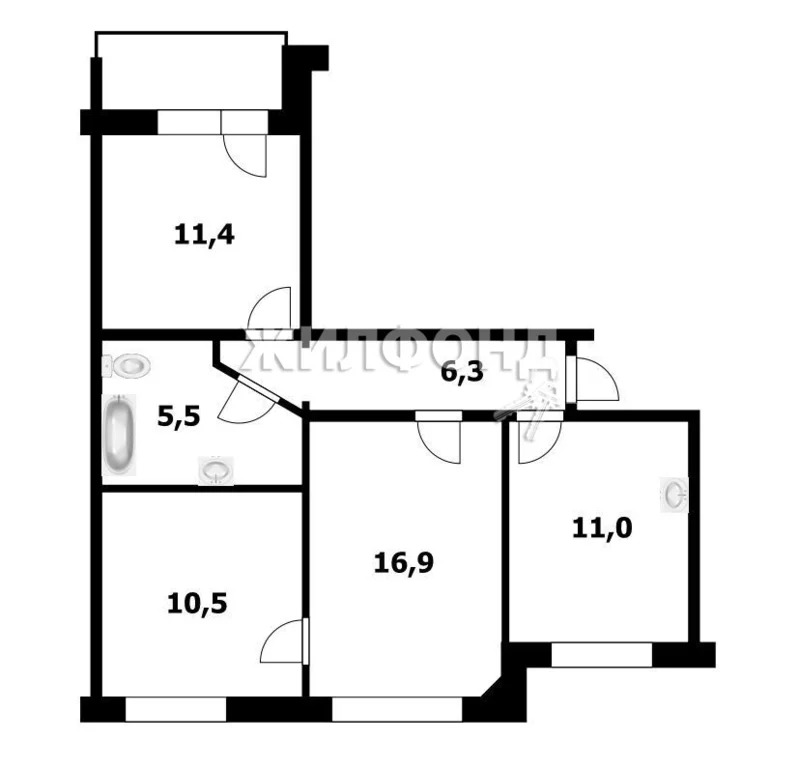 Продажа квартиры, Новосибирск, ул. Выборная - Фото 11