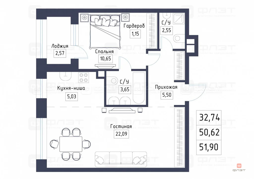 Продажа квартиры в новостройке, Казань, ул. Алексея Козина - Фото 7