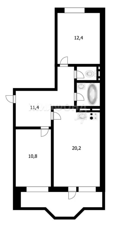 Продажа квартиры, Новосибирск, Гребенщикова - Фото 13