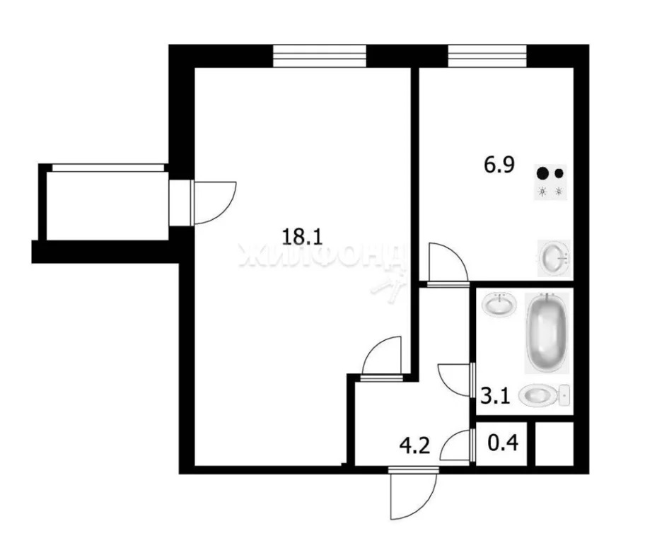 Продажа квартиры, Новосибирск, ул. Вертковская - Фото 16