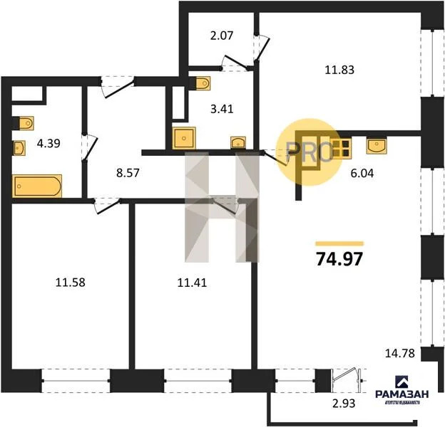 Продажа квартиры в новостройке, Казань, м. Проспект Победы, ул. ... - Фото 1