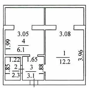 1 комн кв.Кемерово, бр. Строителей,20. 2млн 990 тысяч - Фото 21