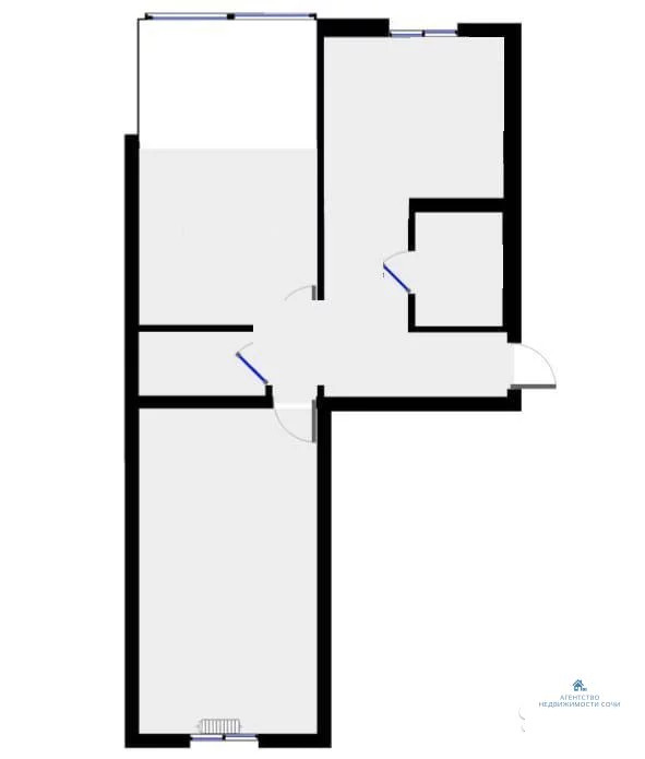 2-к квартира, 58 м, 1/5 эт. - Фото 11