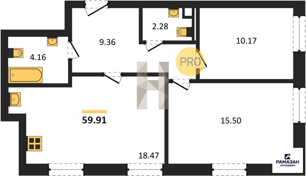 Продажа квартиры в новостройке, Казань, ул. Гвардейская - Фото 1