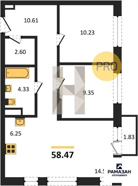 Продажа квартиры в новостройке, Казань, м. Проспект Победы, ... - Фото 1