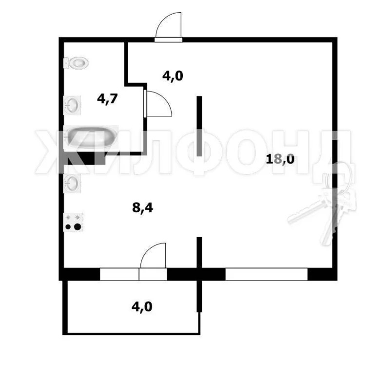 Продажа квартиры, Новосибирск, Александра Чистякова - Фото 17