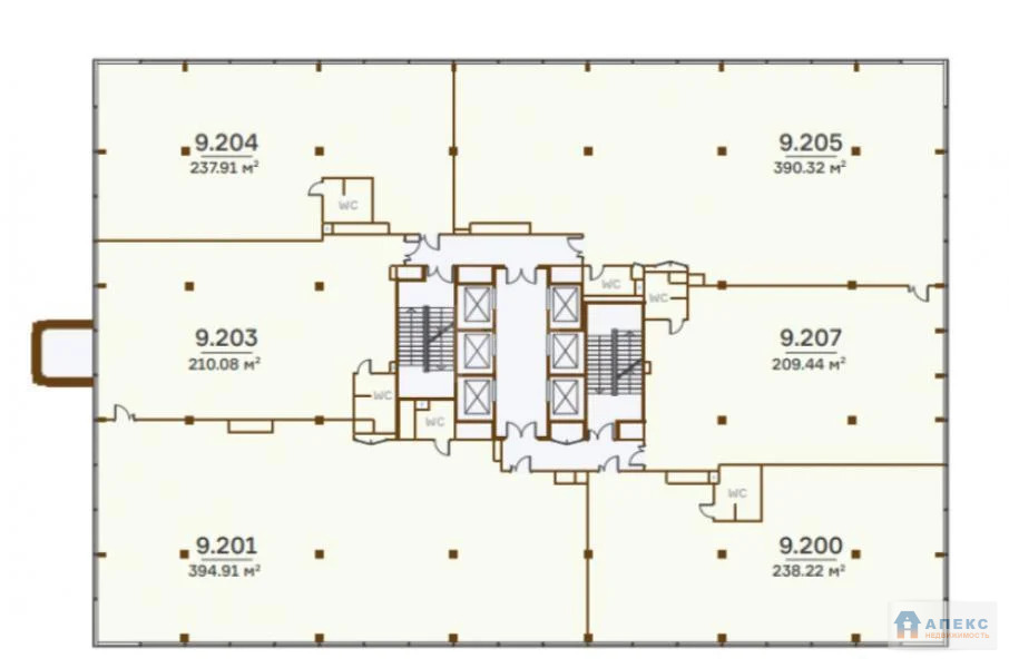 Продажа помещения пл. 1681 м2 под офис, ,  м. Павелецкая в ... - Фото 1