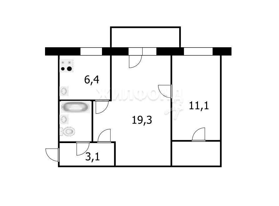 Продажа квартиры, Новосибирск, ул. Владимировская - Фото 1