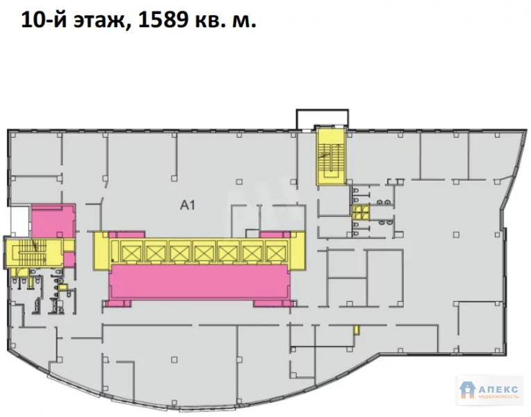Аренда офиса 1589 м2 м. Кунцевская в бизнес-центре класса В в Кунцево - Фото 2