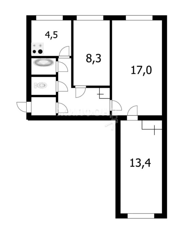 Продажа квартиры, Новосибирск, ул. Дуси Ковальчук - Фото 6