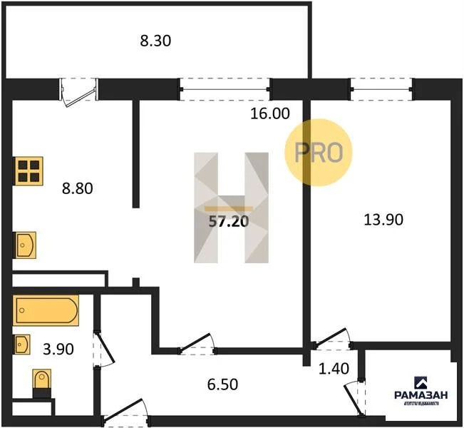 Продажа квартиры в новостройке, Набережные Челны, Авангардная ул. - Фото 1