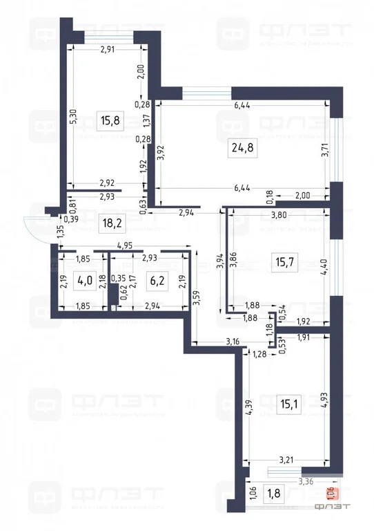 Продажа квартиры, Казань, ул. Аметьевская магистраль - Фото 16