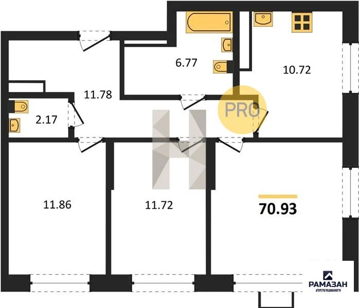 Продажа квартиры в новостройке, Казань, Ярышлар ул. - Фото 1
