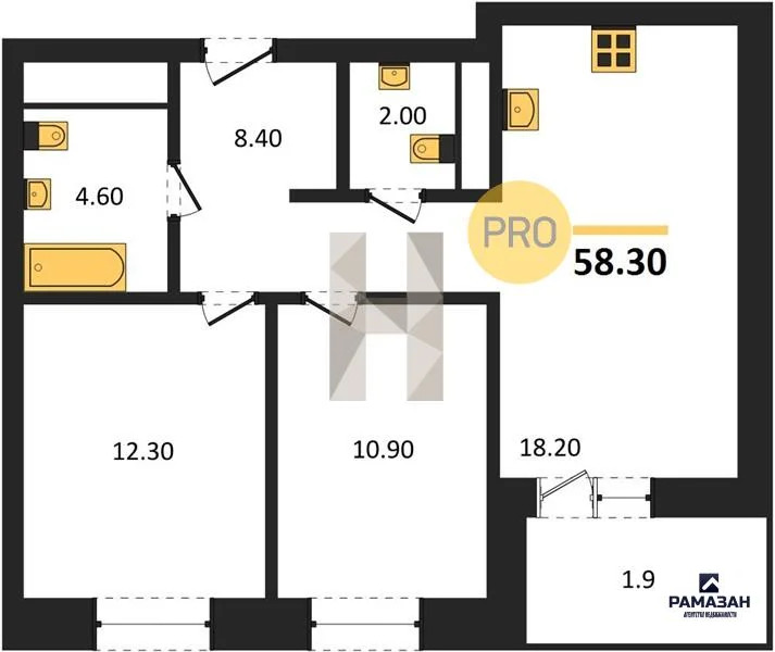 Продажа квартиры в новостройке, Казань, м. Горки, ул. Родины - Фото 1