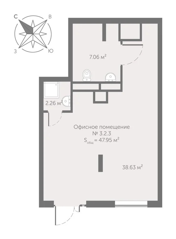 Продается ПСН 47.95 м2 - Фото 0