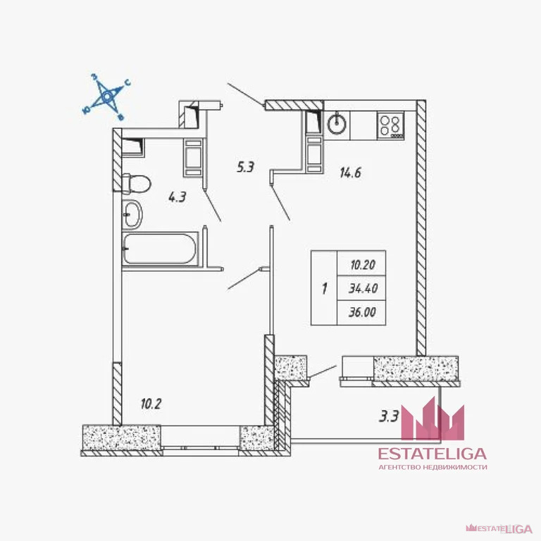Продажа квартиры, Люберцы, Люберецкий район, Вертолетная улица - Фото 17