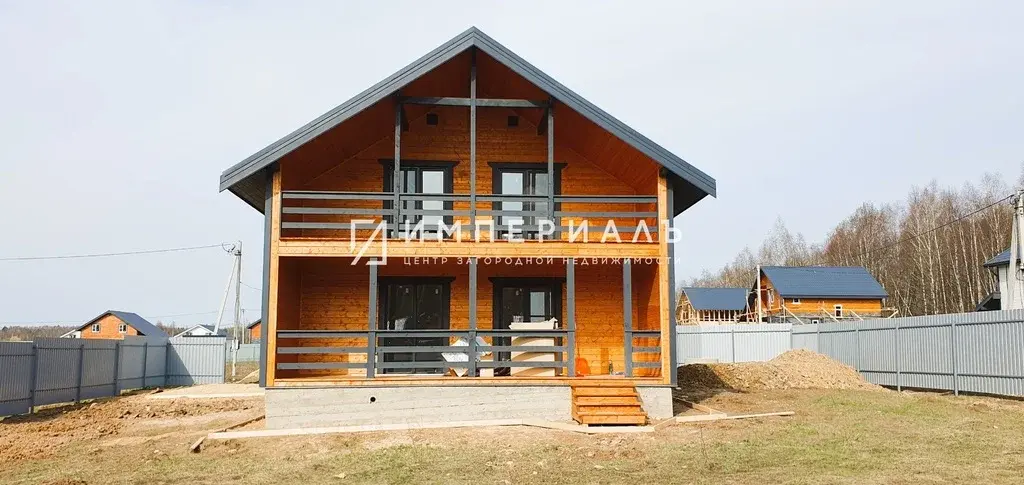 Современный дом из бруса с ТЁПЛЫМИ ПОЛАМИ в деревне Рязанцево! - Фото 3