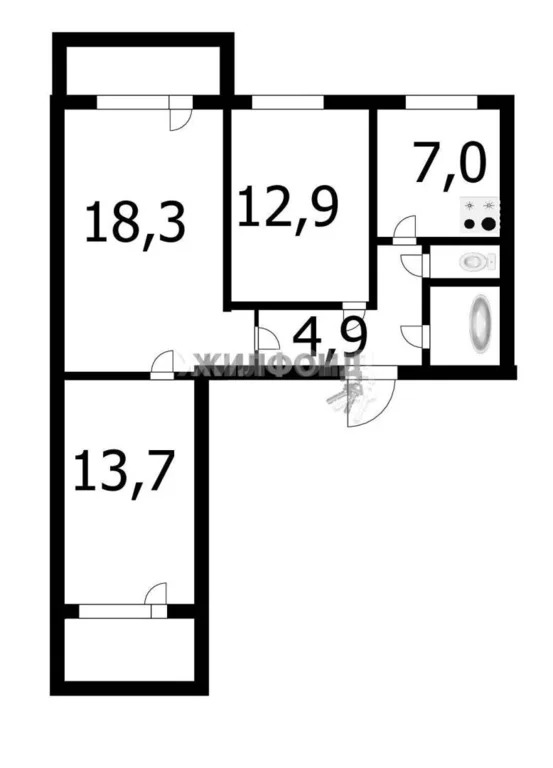 Продажа квартиры, Новосибирск, Красный пр-кт. - Фото 10