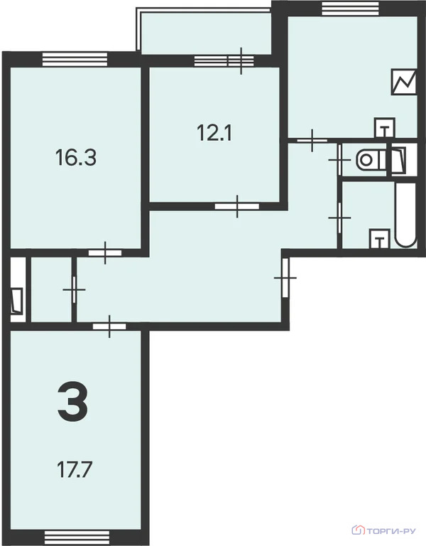 Продажа квартиры, Долгопрудная аллея - Фото 6