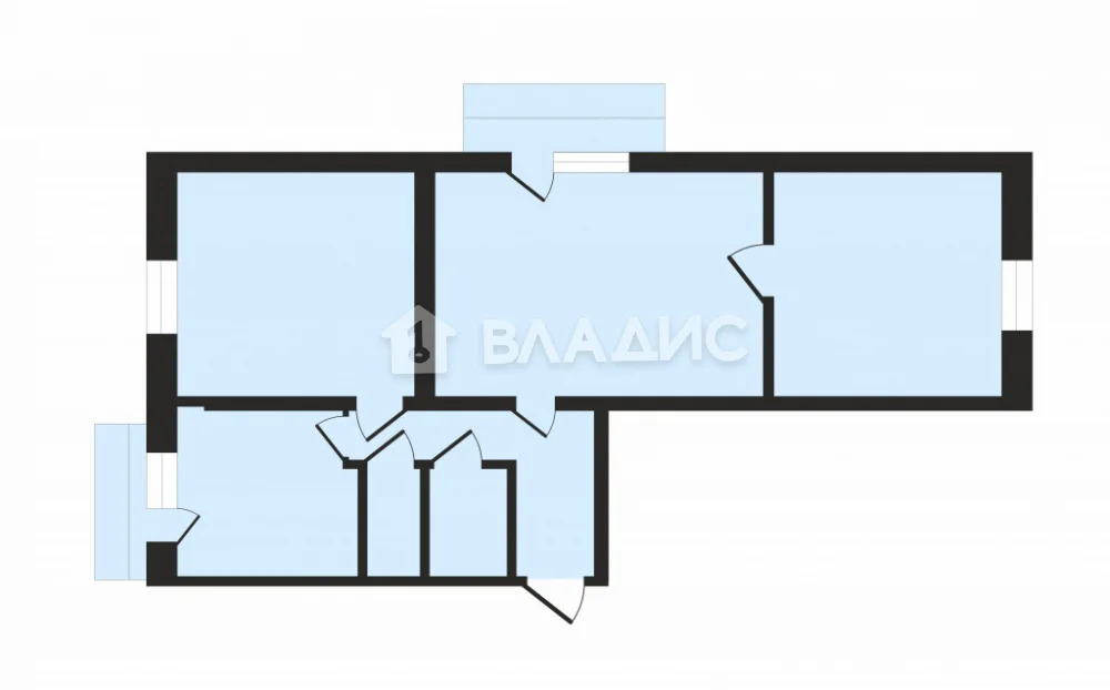 городской округ Владимир, улица Лакина, д.153А, 3-комнатная квартира ... - Фото 34