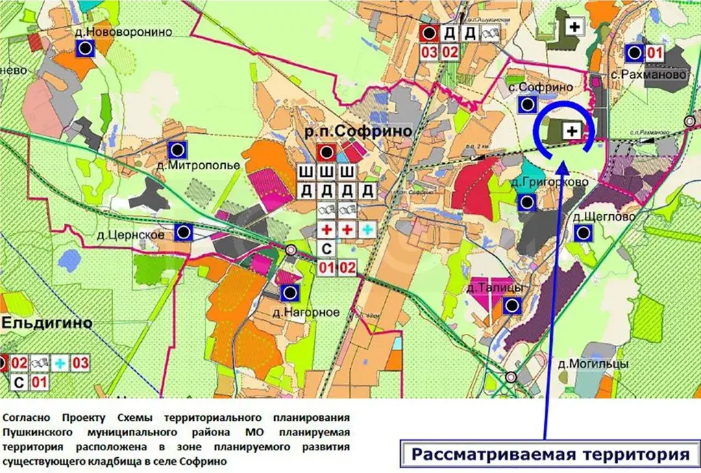 Генеральный план пушкинского городского округа московской области