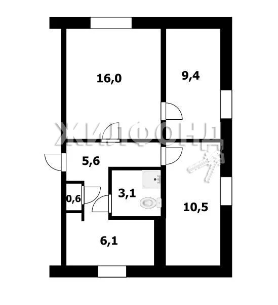 Продажа квартиры, Коченево, Коченевский район, ул. Коммунистическая - Фото 12