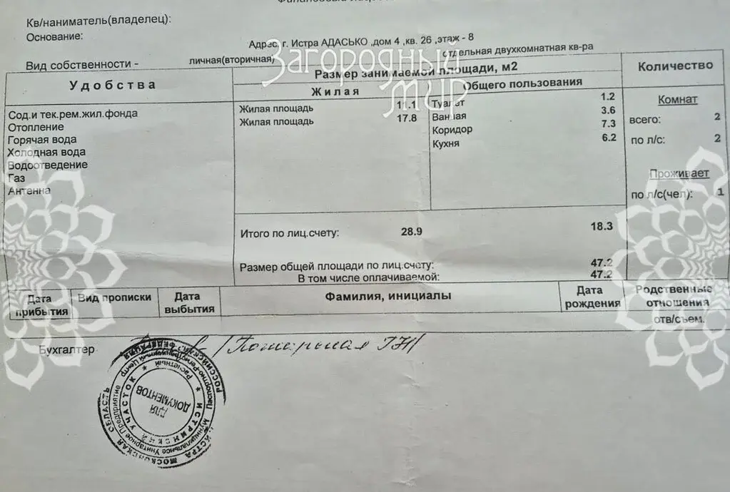 Видовая двухкомнатная квартира в самом центре Истры. - Фото 16