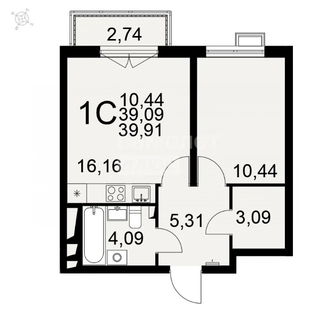 Продажа квартиры в новостройке, Петровский, Ленинский район, ул. ... - Фото 15