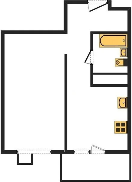 Продается квартира, 44.76 м - Фото 1