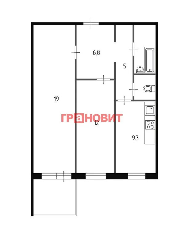 Продажа квартиры, Новосибирск, ул. Стофато - Фото 29