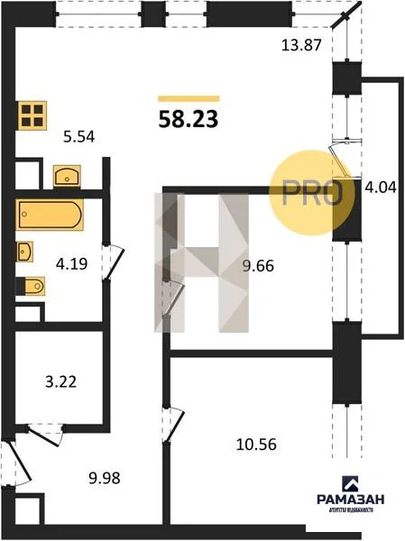 Продажа квартиры в новостройке, Казань, м. Проспект Победы, ... - Фото 1
