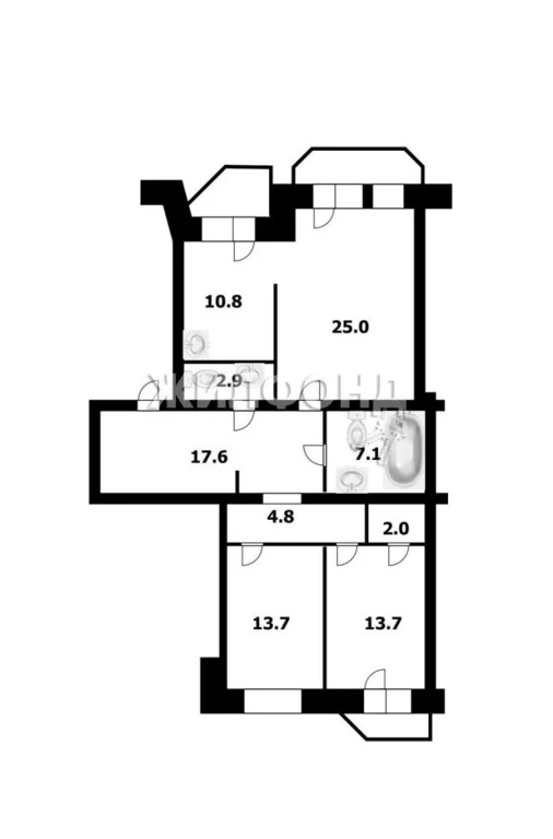 Продажа квартиры, Новосибирск, ул. Гоголя - Фото 11